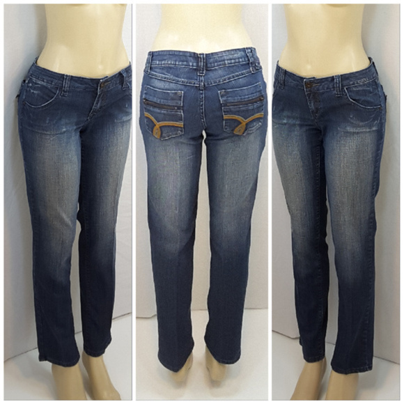 ZANA JEANS, Straight Leg Denim Jeans, size 13 - Picture 4 of 8